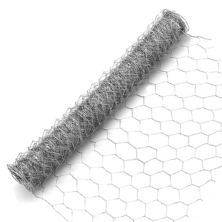 Rete Metallica Zincata A Maglia Esagonale 16mm 1x10mt Recinzione Protezione Grn61 04318
