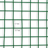 Rete Metallica Plastificata Verde 1x10mt Maglia 12,7x12,7mm Recinzione Protettiva 57733