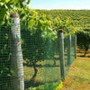 Rete Metallica Plastificata Verde 1x10mt Maglia 12,7x12,7mm Recinzione Protettiva 57733