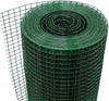 Rete Metallica Plastificata Verde 1x10mt Maglia 12,7x12,7mm Recinzione Protettiva 57733