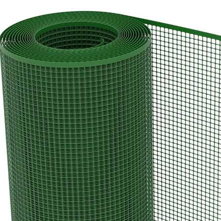 Rete Protettiva In Plastica Per Aiuole 1x5 Mt A Maglia Quadrata 20x20 Mm Grn64 62838