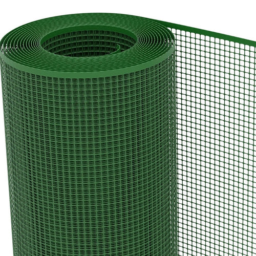 Rete Protettiva In Plastica Per Aiuole 1x5 Mt A Maglia Quadrata 20x20 Mm Grn64 62838