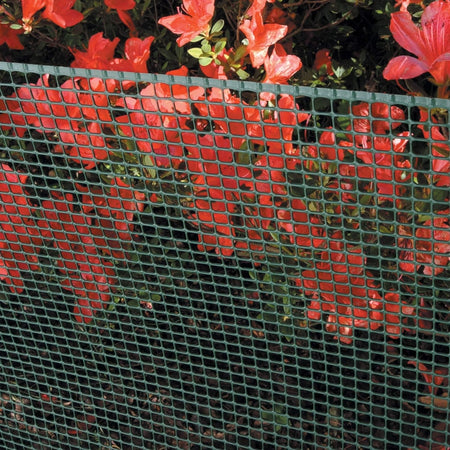 Rete Protettiva In Plastica Per Aiuole 1x5 Mt A Maglia Quadrata 20x20 Mm Grn64 62838