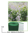 Rete Protettiva In Plastica Per Aiuole 1 X 3 Mt A Maglia Quadrata 20x20 Mm 18261