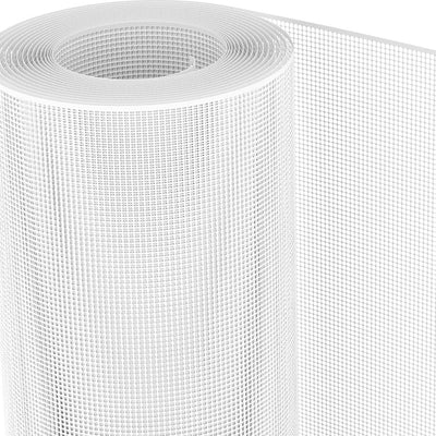 Set 3pz Rete Protettiva In Plastica Per Aiuole Bianca 1x3mt A Maglia Quadra 5x5mm 76386
