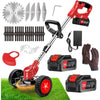 Decespugliatore A Batteria 21v Tagliabordi Elettrico Altezza Regolabile Per Giardini