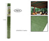 Set 2pz Rete Telo Ombreggiante Di Copertura Verde 1.5x5mt Parasole Giardino Esterni 230744