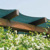 Set 2pz Rete Telo Ombreggiante Di Copertura Verde 1.5x5mt Parasole Giardino Esterni 230744
