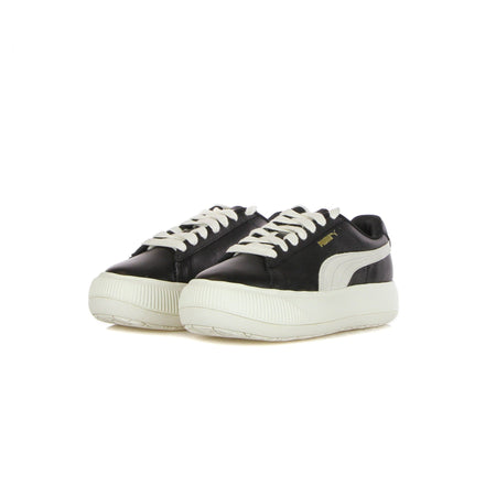 PUMA Scarpa Bassa Donna Suede Mayu' Leather Black/marshmallow da donna