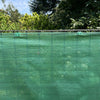 Set 2pz Rete Telo Ombreggiante Di Copertura Verde 2x5mt Parasole Giardino Esterni 230745