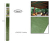 Set 2pz Rete Telo Ombreggiante Di Copertura Verde 2x5mt Parasole Giardino Esterni 230745