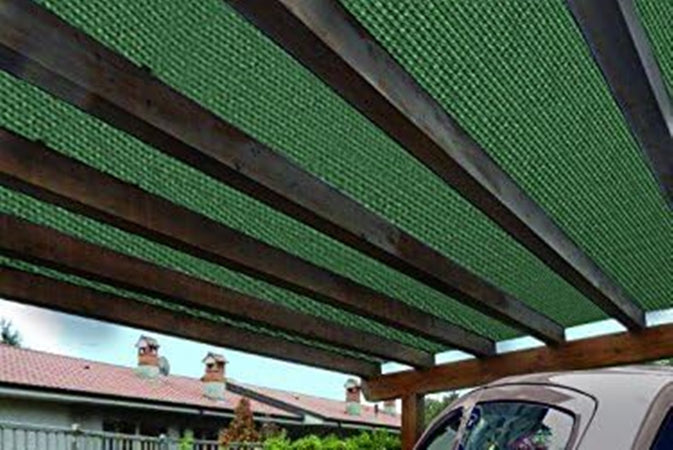 Rete Ombreggiante Schermante Verde 2 X 5 Mt Per Protezione Giardini Terrazze 134702