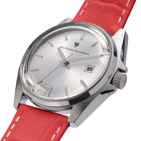 RAFAEL PALOMA OROLOGIO BILBAO + CINTURINO ROSSO