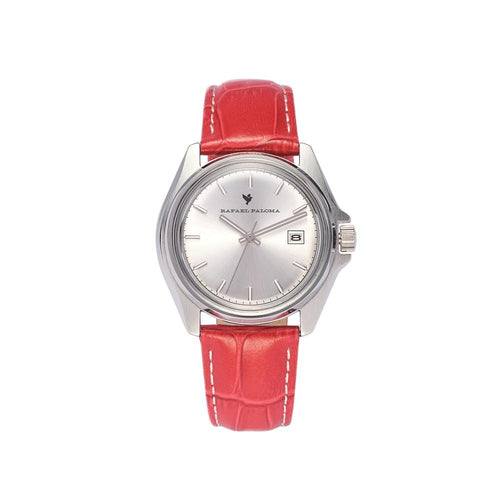 RAFAEL PALOMA OROLOGIO BILBAO + CINTURINO ROSSO