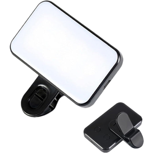 Luce Ricaricabile Video Led Portatile Pannello Luminoso Con Clip Usb Riprese Telefono