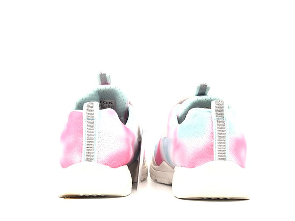 GEOX Sneakers bambina J N. TORQUE G. A white watersea