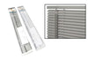 Set 2 Pz Tenda Veneziana 80x160cm In Pvc Con Asta Casa Parasole In 2 Colori 015554