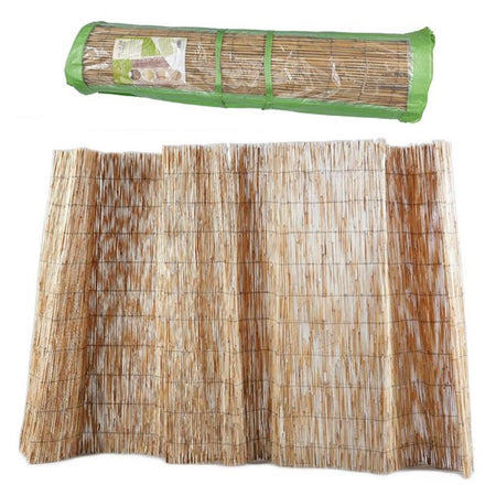 Arella Palizzata Listelli Canne Bambù Legno Esterni Recinzione Giardino 1.5x5mt 134705