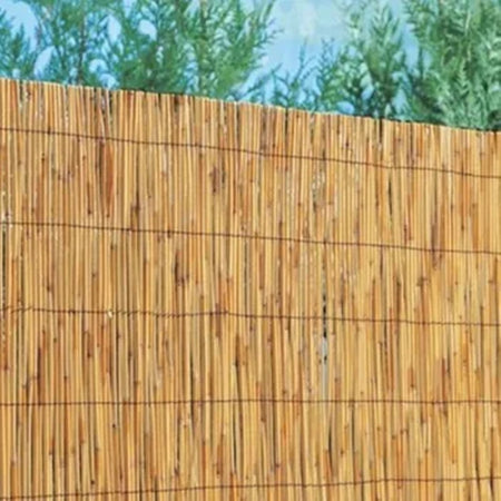 Arella Palizzata Listelli Canne Bambù Legno Esterni Recinzione Giardino 1.5x5mt 134705