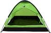 Tenda Da Campeggio Per 2 Persone 200x140x100cm Con Borsa Trasporto Portatile 206401