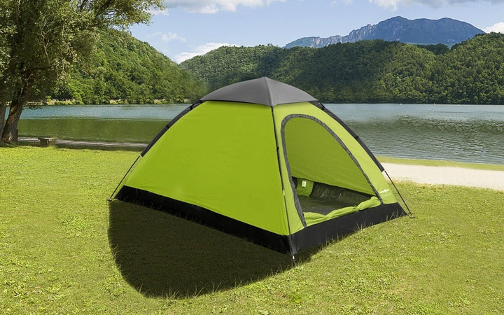 Tenda Da Campeggio Escursionismo 200x110x100cm Con Borsa Trasporto Portatile 206402