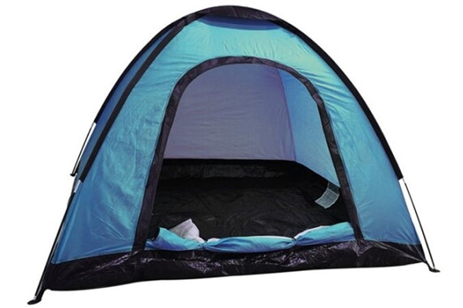 Tenda Da Campeggio Escursionismo 200x110x100cm Con Borsa Trasporto Portatile 206402