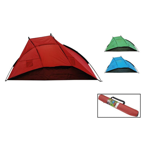 Tenda Da Spiaggia Paravento Parasole Con Picchetti Portatile Mare 220x110x100cm 206403