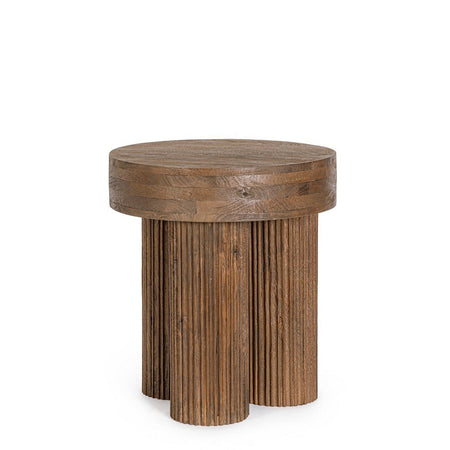 Tavolino "Dacca" struttura in legno di mango per interni