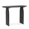 Consolle Monterrey con struttura in legno di mango, colore nero, 110 x 45 x 76h cm