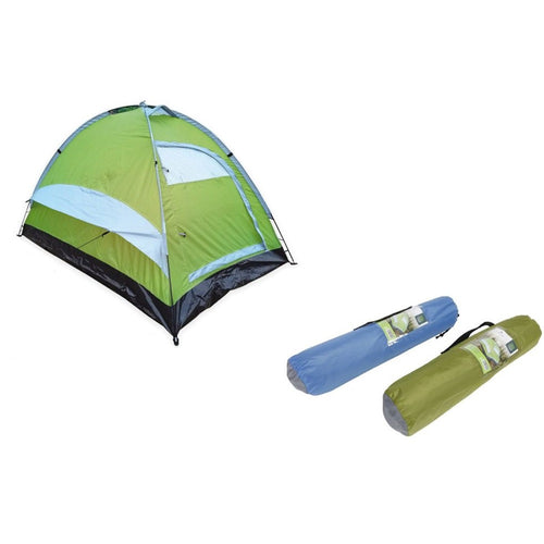 Tenda Da Campeggio 210x140x120cm Leggera Portatile Borsa Con Maniglia Trasporto 016568