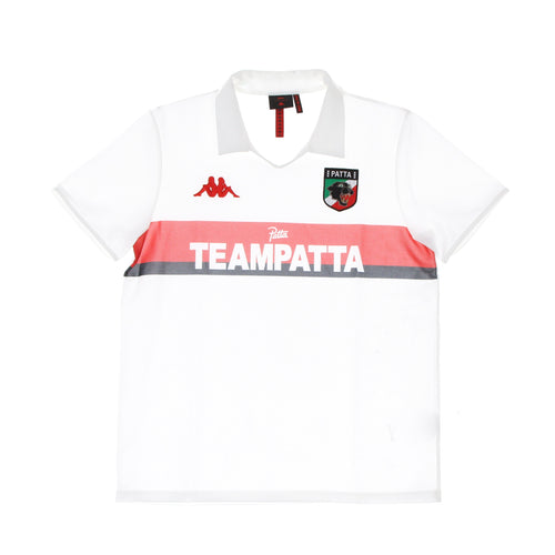 KAPPA Polo Manica Corta Uomo Authentic Asters X Patta White da uomo