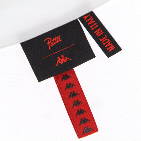 KAPPA Polo Manica Corta Uomo Authentic Asters X Patta White da uomo