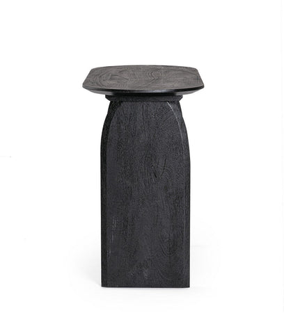 Consolle "Monterrey" con struttura in legno di mango, colore nero, 110 x 45 x 76h cm