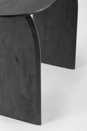 Consolle "Monterrey" con struttura in legno di mango, colore nero, 110 x 45 x 76h cm