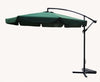 Ombrellone Laterale Da Giardino Protezione Sole 2x3mt Impermeabile Verde Con Base 223210