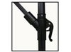 Ombrellone Laterale Da Giardino Protezione Sole 2x3mt Impermeabile Verde Con Base 223210