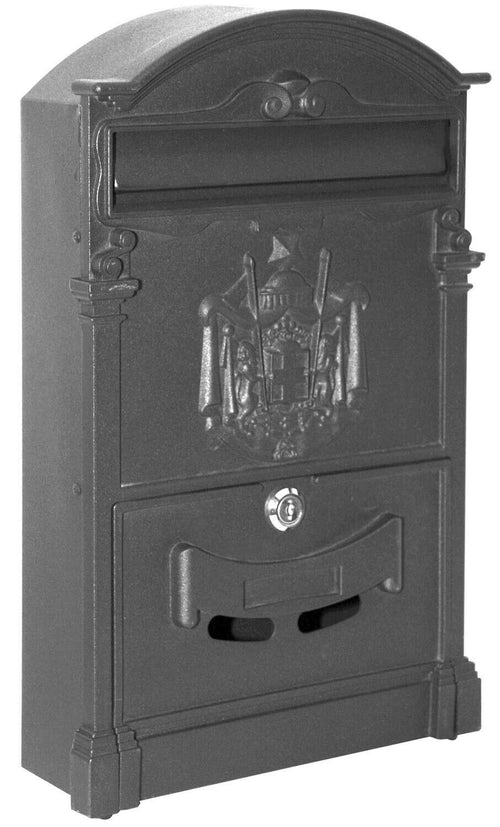 Cassetta Postale Villa Italia - Colore Antracide - L26xP9XH42 cm FRA 48310