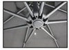 Ombrellone A Braccio Laterale Da Giardino 3x3mt Protezione Sole Grigio Con Base 223217