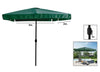 Ombrellone Da Giardino Esterno Balcone Terrazzo Verde 3x2 Mt Con Manovella 223220