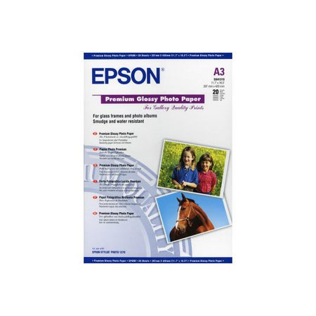EPSON CARTA FOTOGRAFICA LUCIDA PREMIUM FORMATO A3 (20 FOGLI)