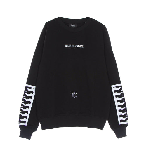 IHS Felpa Leggera Girocollo Uomo Arcangelo Sweatshirt Black da uomo