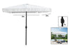 Ombrellone Da Giardino Esterno Balcone Terrazzo Bianco 3x2 Mt Con Manovella 223223