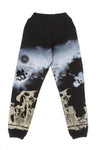 IHS Pantalone Tuta Leggero Uomo Clouds & Flames Jogger Black/multi da uomo