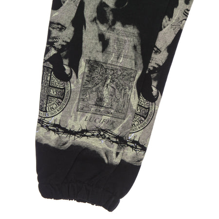 IHS Pantalone Tuta Leggero Uomo Clouds &amp; Flames Jogger Black/multi da uomo
