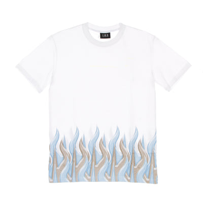 IHS Maglietta Uomo New Flames Tee White da uomo