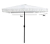 Ombrellone Da Giardino Arredo Esterno Balcone Terrazzo Patio 3x3 Mt Bianco 223233