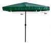 Ombrellone Da Giardino 3x4 Mt Arredo Esterno Balcone Terrazzo Patio Verde 223235