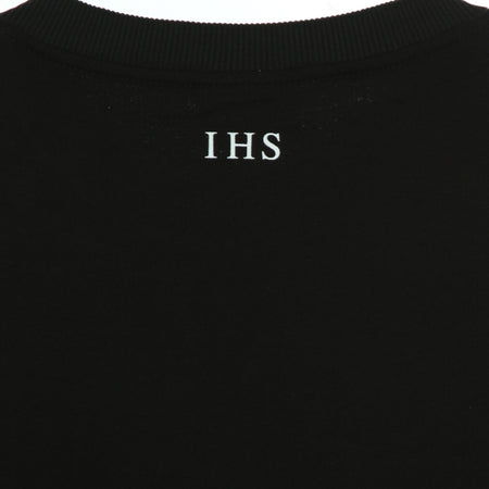 IHS Felpa Leggera Girocollo Uomo New Flames Sweatshirt Black da uomo