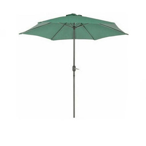 Ombrellone Da Giardino Gazebo Ombrello Parasole 236xø270cm Verde Con Manovella 206423