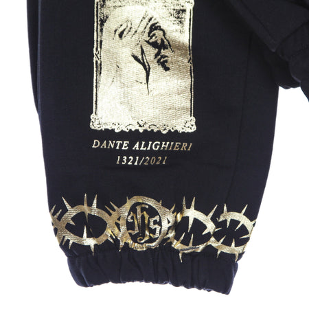IHS Pantalone Tuta Leggero Uomo Gold Manifesto Jogger Black/gold da uomo